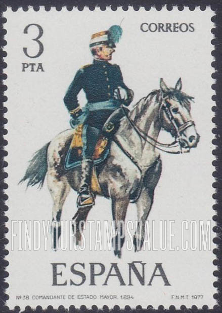 FindYourStampsValue: Uniforms: General Staff Commander, 1884