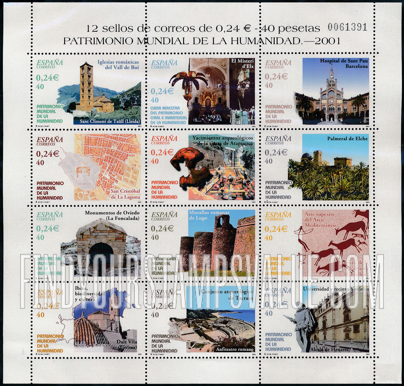 FindYourStampsValue: World Heritage Sites