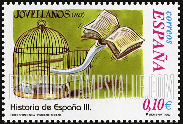 FindYourStampsValue: Letter Writing Type of 1998: Gaspar Melchor de Jovellanos, 1787