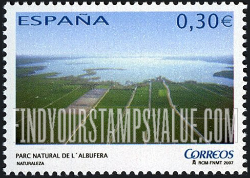 FindYourStampsValue: Nature Parks: Albufera Nature Park