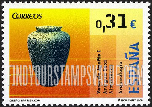 FindYourStampsValue: Archaeology: Funerary urn of Apophis I