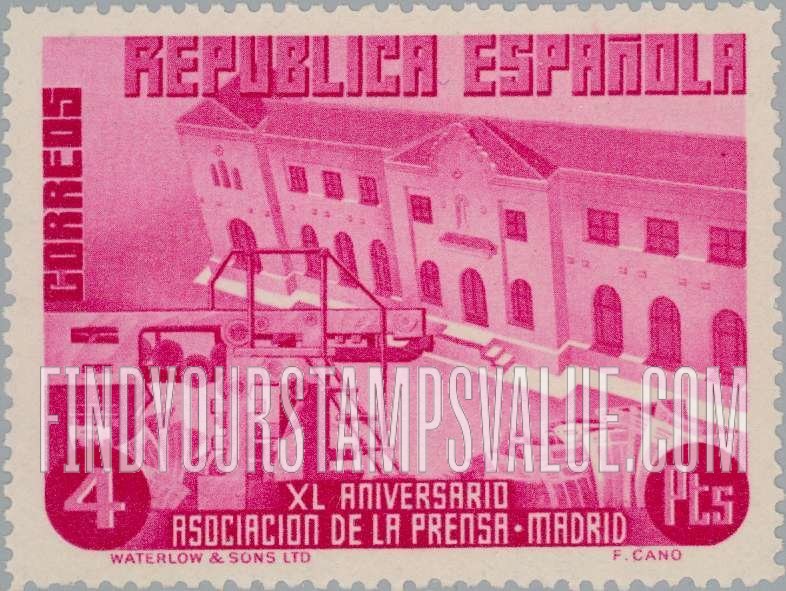 FindYourStampsValue: Nazareth School and Rotary Press