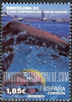 FindYourStampsValue: World Swimming Championships, Barcelona: Freestyle
