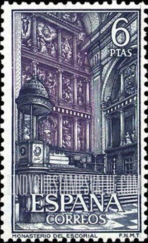 FindYourStampsValue: Views of Escorial: Main altar