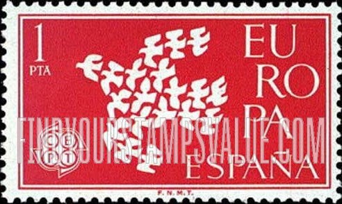 FindYourStampsValue: Europa Issue, 1961