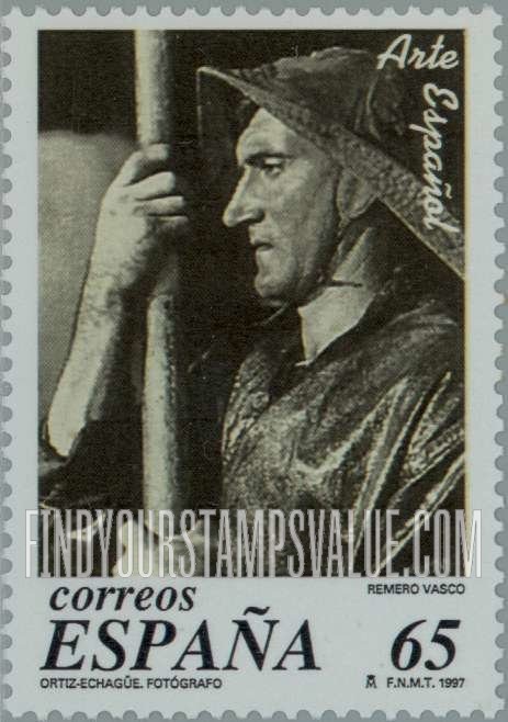 FindYourStampsValue: Spanish Artists: Photograph of Remero Vasco, by José Ortíz Echagüe (1886-1980)