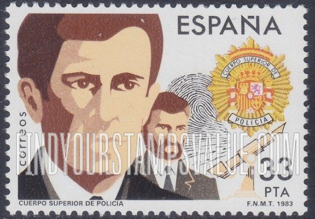 FindYourStampsValue: State Security Forces: Superior Police Corps