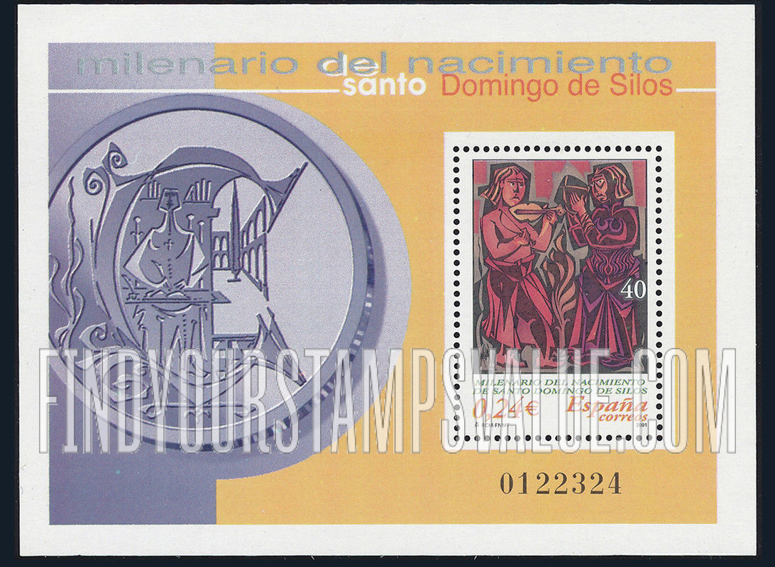 FindYourStampsValue: St. Dominic of Silos (c. 1000-73)