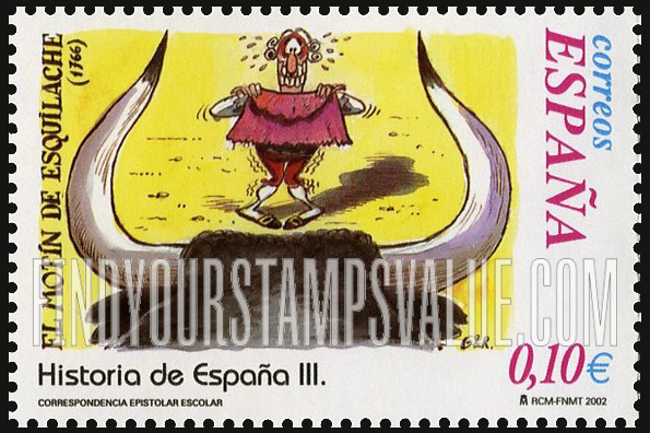 FindYourStampsValue: Letter Writing Type of 1998: Squillaci Riots, 1766