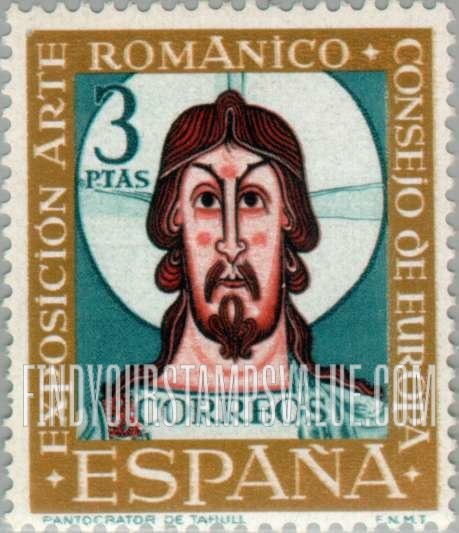 FindYourStampsValue: Christ, San Clemente, Tahull