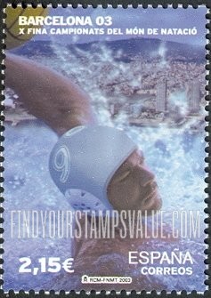 FindYourStampsValue: World Swimming Championships, Barcelona: Water polo