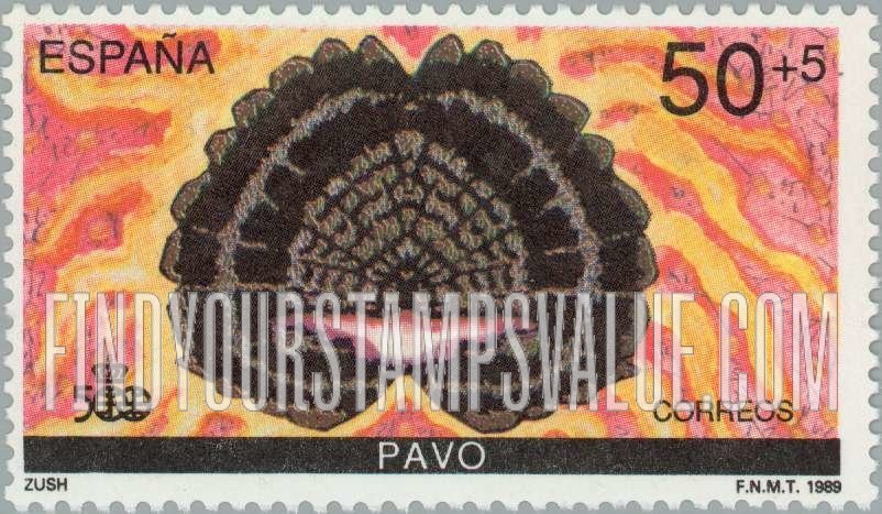 FindYourStampsValue: Semi-Postal: 500th Anniversary Emblem and Produce or Fauna Indigenous to the Americas, Turkey