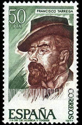 FindYourStampsValue: Francisco Tarrega