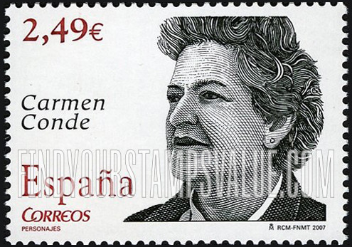 FindYourStampsValue: Carmen Conde (1907-96), Writer