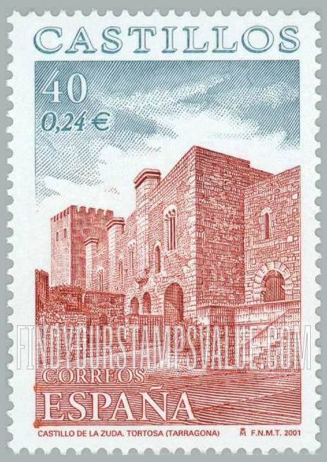 FindYourStampsValue: Castles: Zuda, Tortosa