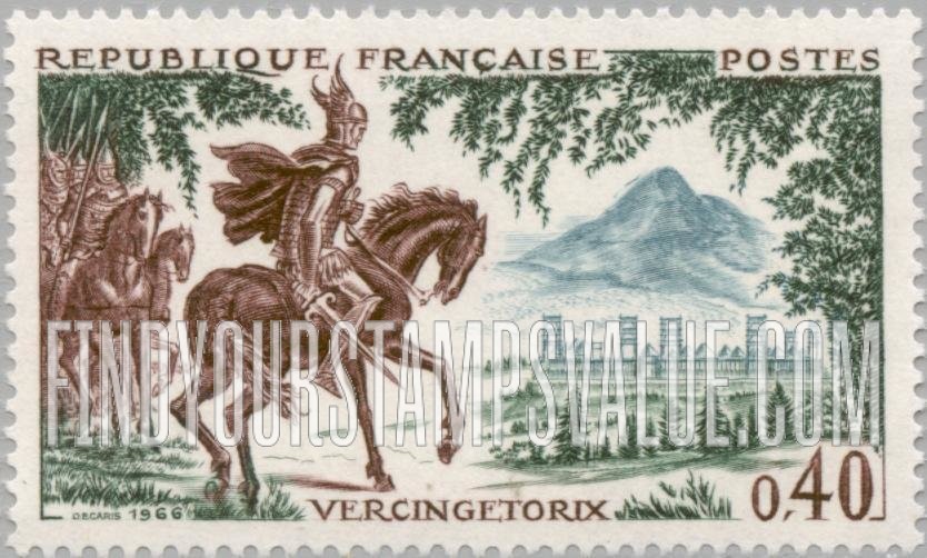 FindYourStampsValue: Vercingetorix at Gergovie, 52 B.C.