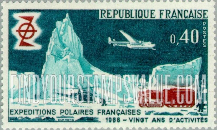 FindYourStampsValue: Polar Camp with Helicopter, Plane and Snocat Tractor
