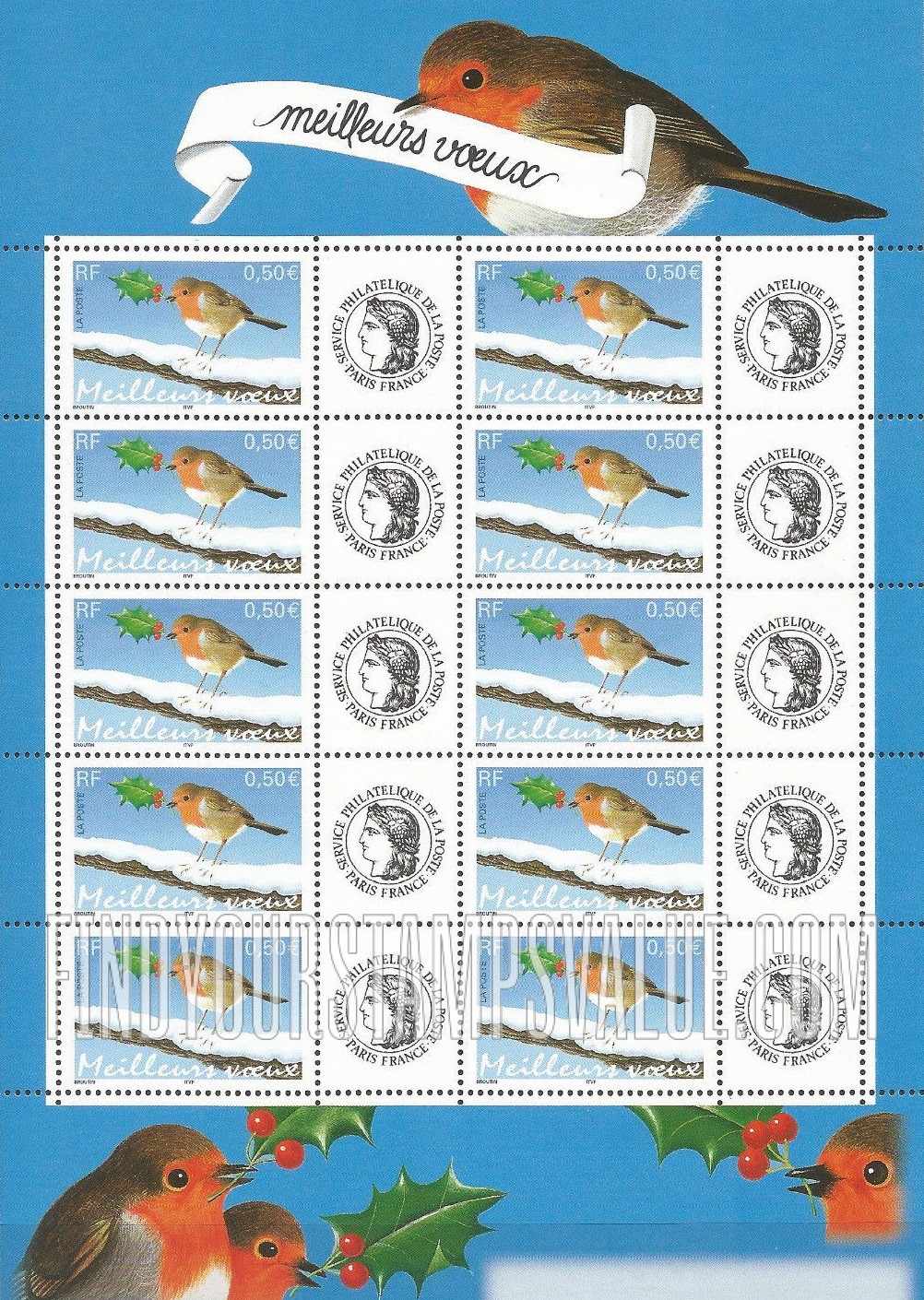 FindYourStampsValue: Holiday Greetings