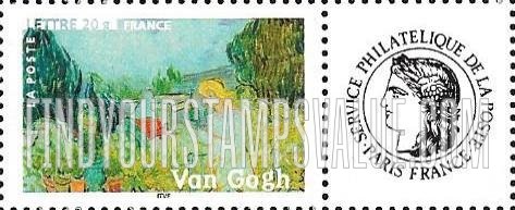 FindYourStampsValue: Impressionist Paintings: Marguerite Gachet in the Garden, by Vincent van Gogh