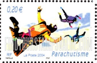 FindYourStampsValue: Extreme Sports: Parachuting