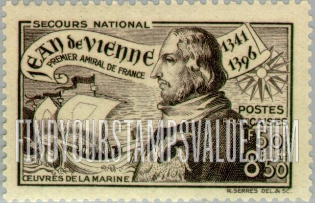 FindYourStampsValue: SEMI-POSTAL - Jean de Vienne