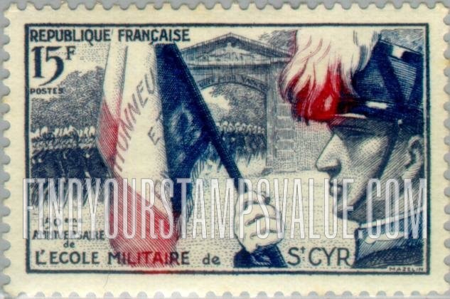 FindYourStampsValue: Cadets Marching Through Gateway