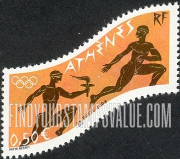 FindYourStampsValue: 2004 Summer Olympics, Athens: Ancient athletes