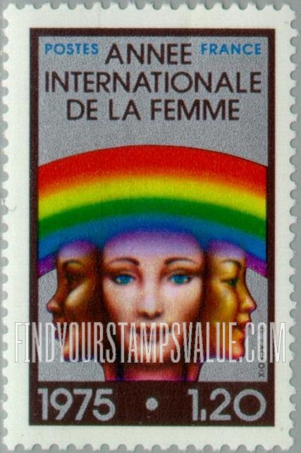 FindYourStampsValue: Women and Rainbow