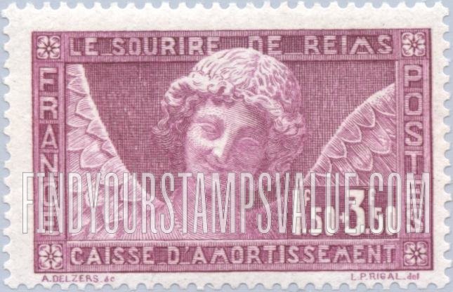 FindYourStampsValue: SEMI-POSTAL - “The Smille of Reims”