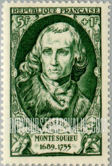 FindYourStampsValue: SEMI-POSTAL - Baron de la Brède et de Montesquieu
