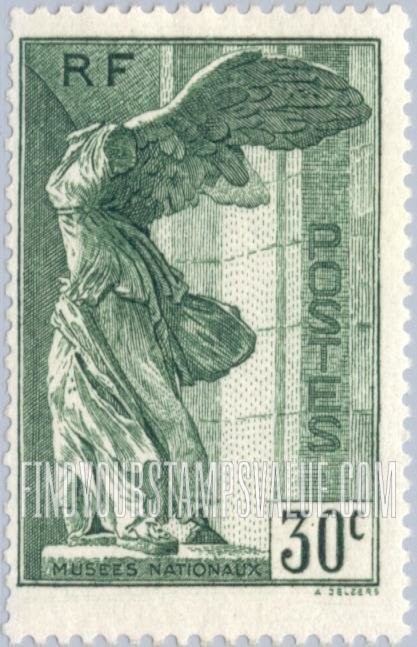 FindYourStampsValue: SEMI-POSTAL - Winged Victory of Samothrace
