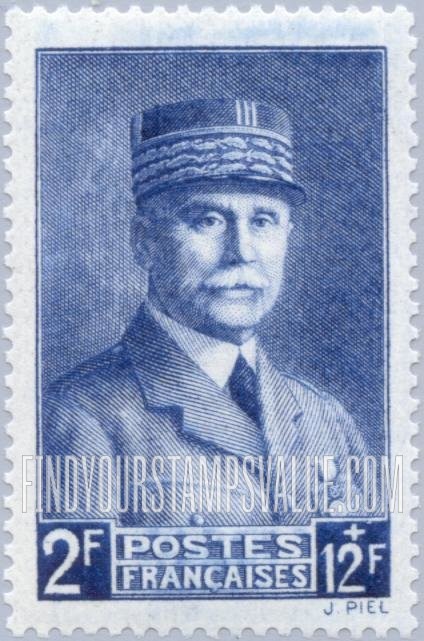 FindYourStampsValue: SEMI-POSTAL - Philippe Pétain