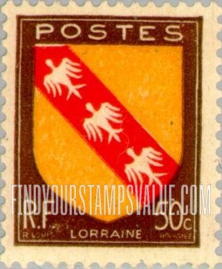 FindYourStampsValue: Arms of Lorraine