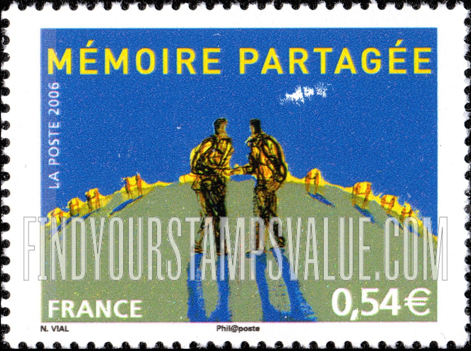 FindYourStampsValue: “Shared Memories,” International Conference on Veterans, Paris