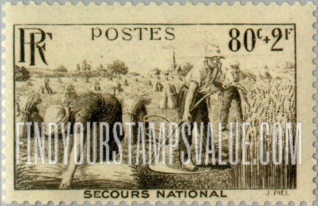 FindYourStampsValue: SEMI-POSTAL - Wheat Harvest