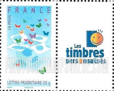 FindYourStampsValue: Gift Boxes: Butterflies