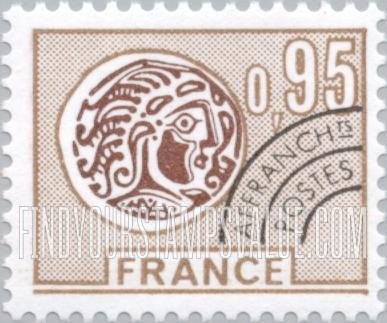 FindYourStampsValue: Gallic Coin: Gallic Coin Type of 1975