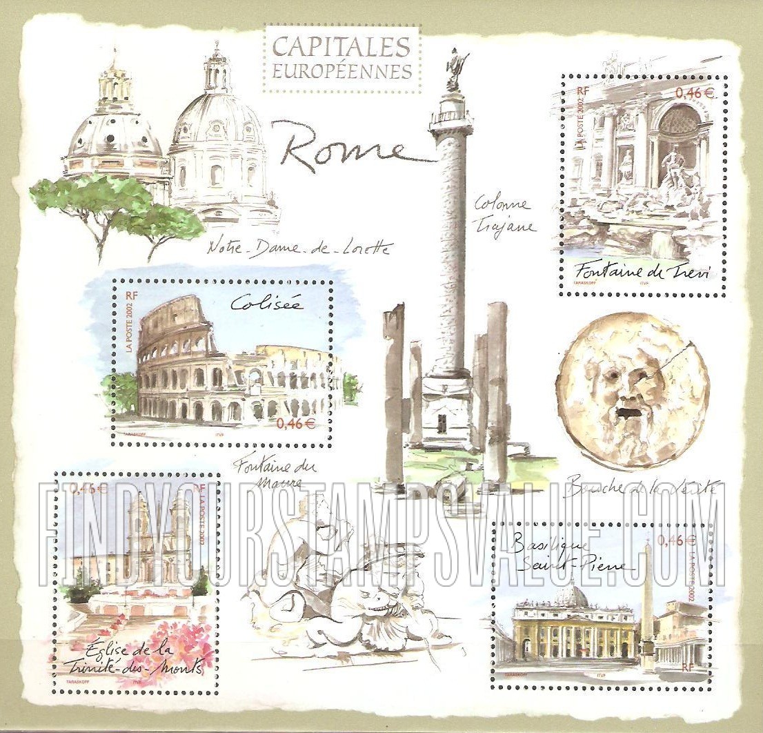 FindYourStampsValue: European Capitals