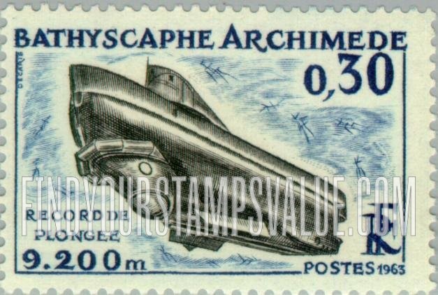 FindYourStampsValue: Bathyscaph “Archimede”