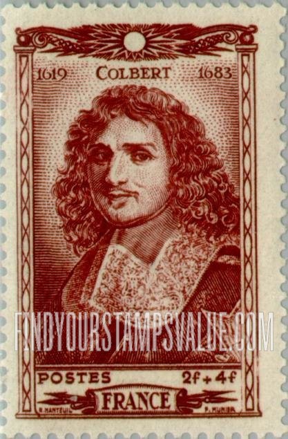 FindYourStampsValue: SEMI-POSTAL -Jean-Baptiste Colbert