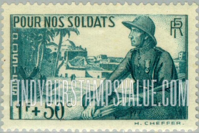 FindYourStampsValue: SEMI-POSTAL - Colonial Trooper