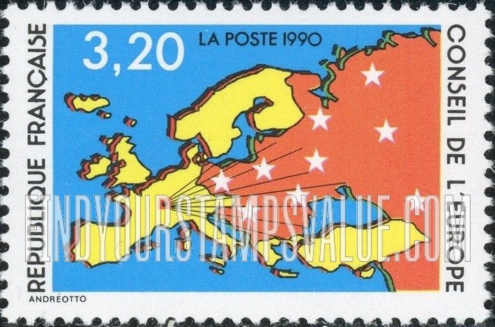 FindYourStampsValue: OFFICIAL - Map of Europe