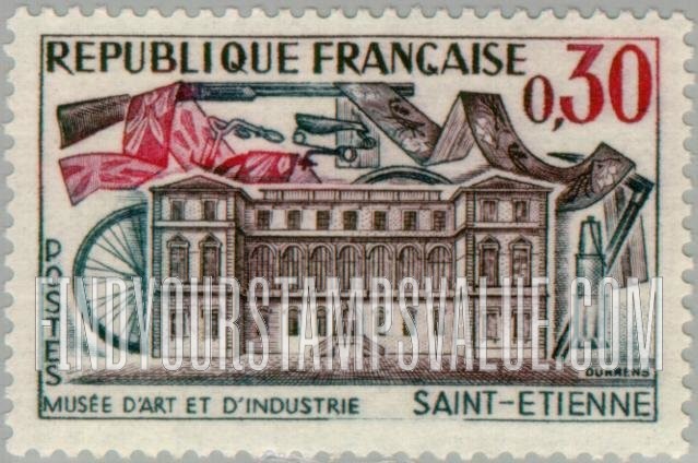 FindYourStampsValue: Museum of Art and Industry, Saint-Etienne