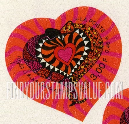 FindYourStampsValue: Hearts: Snakes