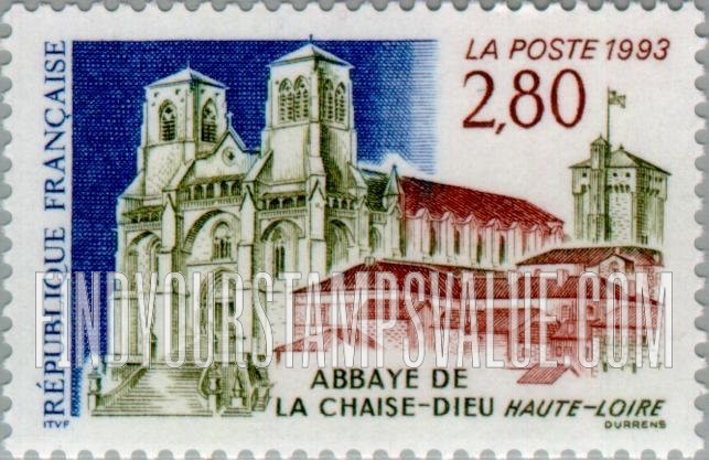 FindYourStampsValue: Tourism Series: Chaise-Dieu Abbey