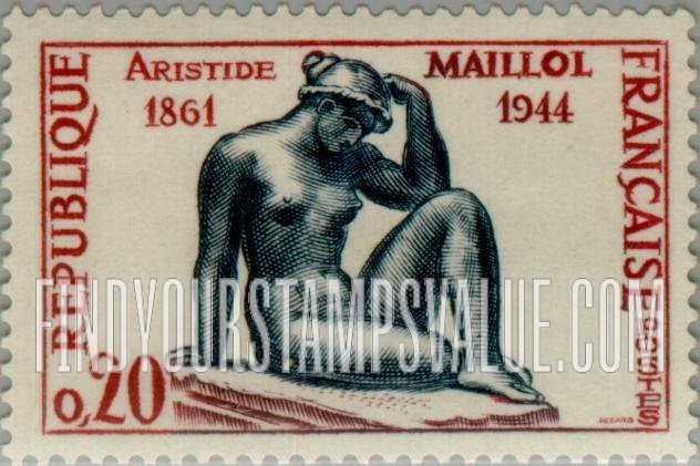 FindYourStampsValue: “Mediterranean” by Aristide Maillol