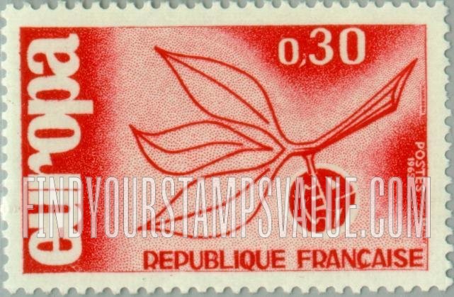 FindYourStampsValue: Europa Issue, 1965