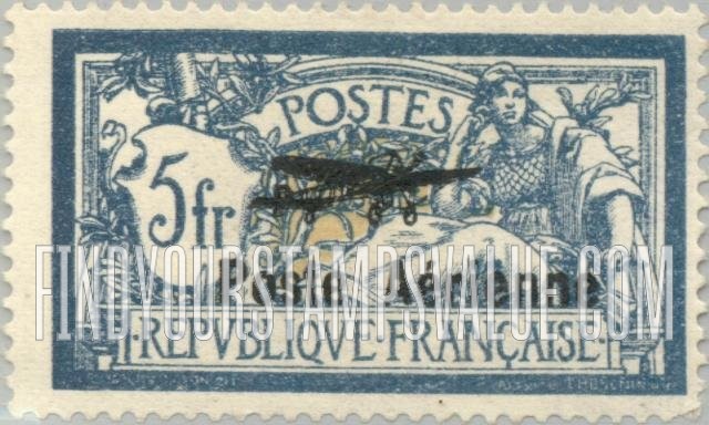 FindYourStampsValue: AIR POST - Liberty and Peace: Overprinted in Black