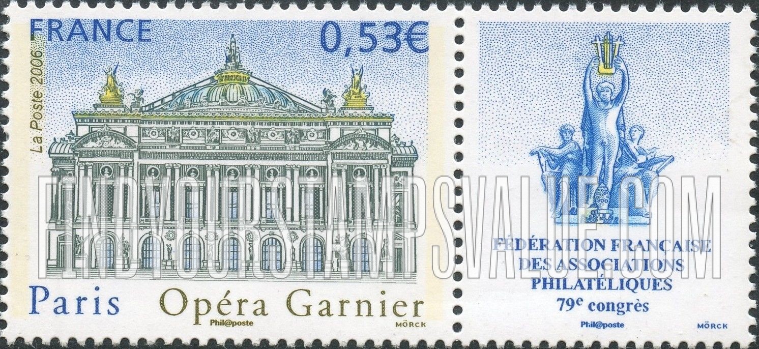FindYourStampsValue: Garnier Opera House, Paris