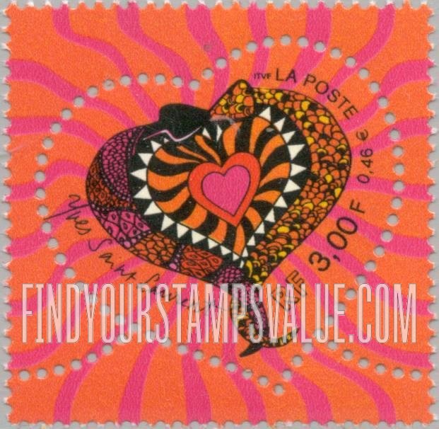 FindYourStampsValue: Hearts: Snakes